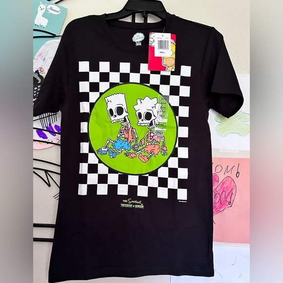 The Simpsons Tops - Nwt- Women’s Size S The Simpson’s Treehouse of Horror T-shirt